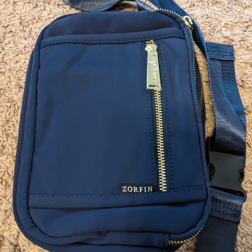 Navy blue Zorfin Fanny Pack